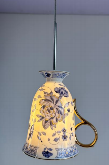 DL13663 Decorative Porcelain Wall Lamp (G4)