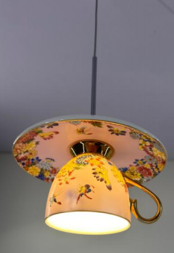 DL13669 Decorative Porcelain Wall Lamp (G4)