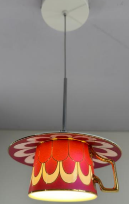DL13706 Decorative Porcelain Wall Lamp (G4)
