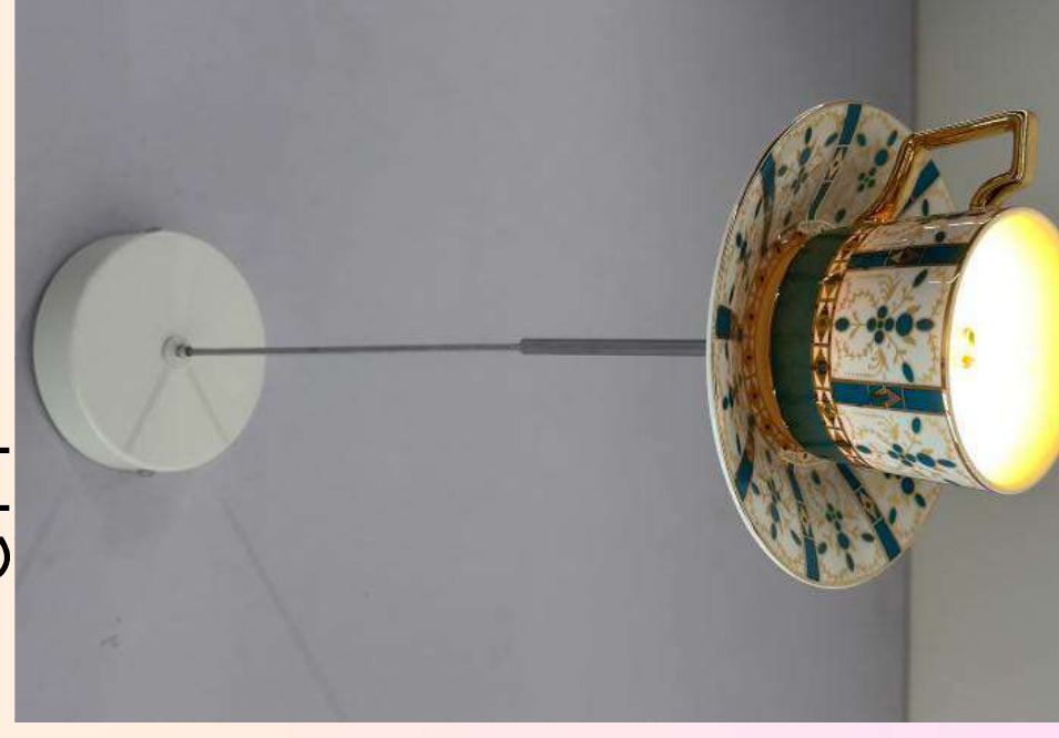 DL13710 Decorative Porcelain Wall Lamp (G4)