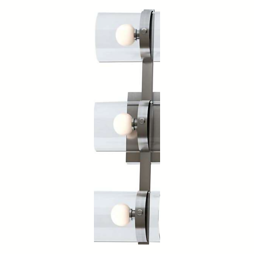 DL13723 LED Vanity Wall Light, Frosted Glass 3-Light (W23")