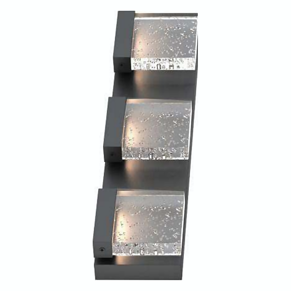 DL13738 Crystal LED Vanity Wall Light, 3-Light (W22")