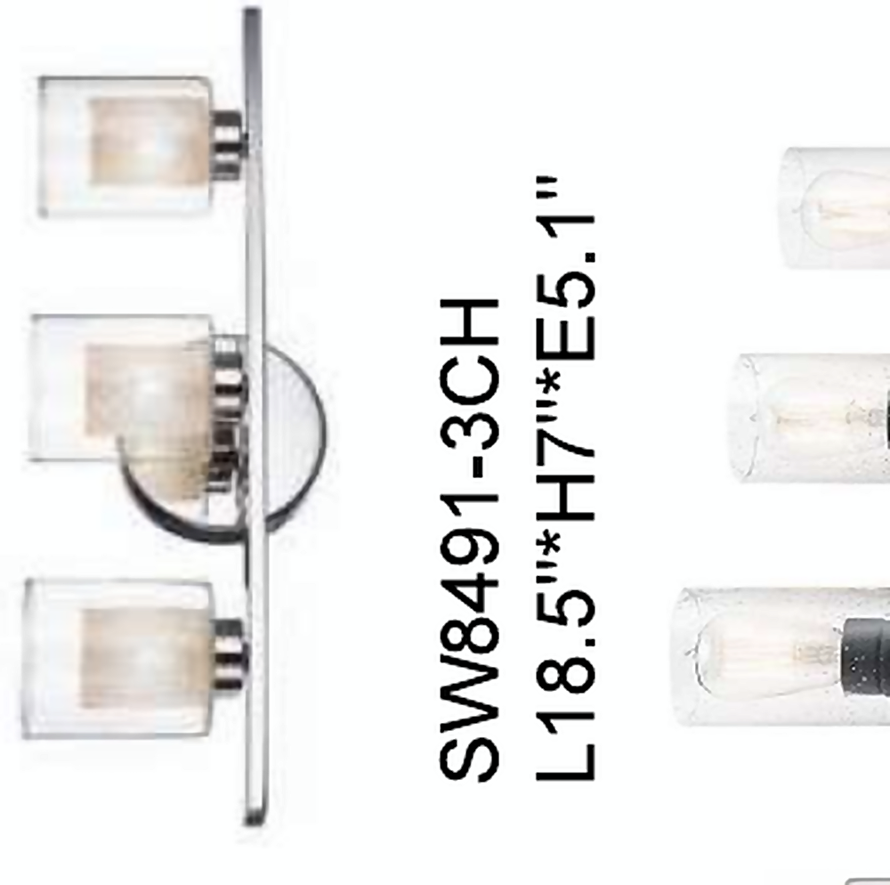 DL13851 3-Light Decorative Vanity Wall Light