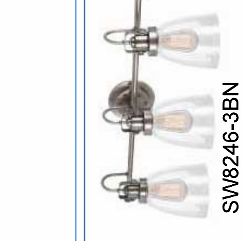 DL13878 3-Light Decorative Wall Sconce / Vanity Light