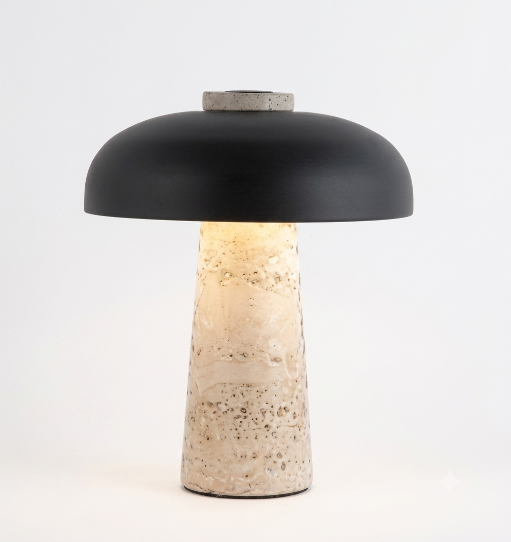 DL14011 Travertine Table Lamp
