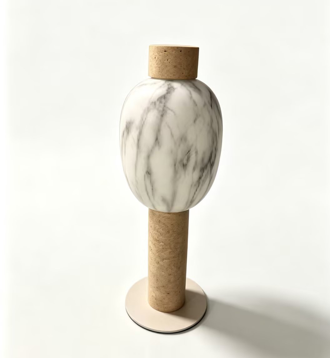 DL14013 Travertine Table Lamp