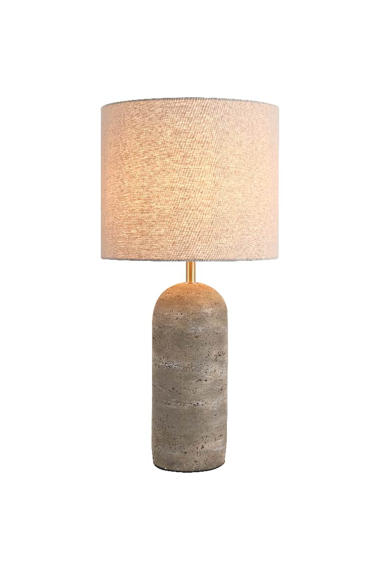DL14021 Travertine Table Lamp