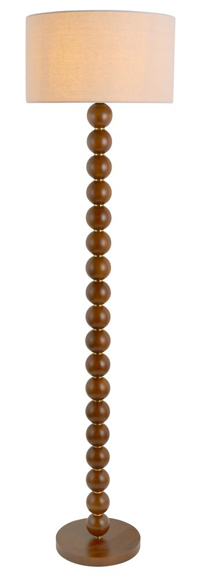 DL14027 Bubbles Wooden Floor Lamp (Walnut)