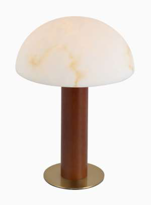 DL14030 Table Lamp with Faux Alabaster/Resin Shade