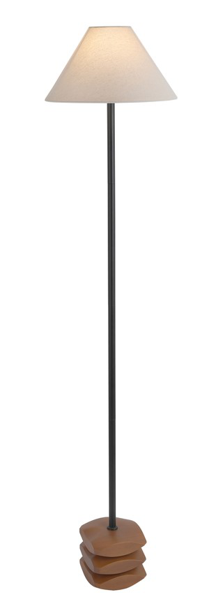 DL14031 Wooden Tiered Floor Lamp