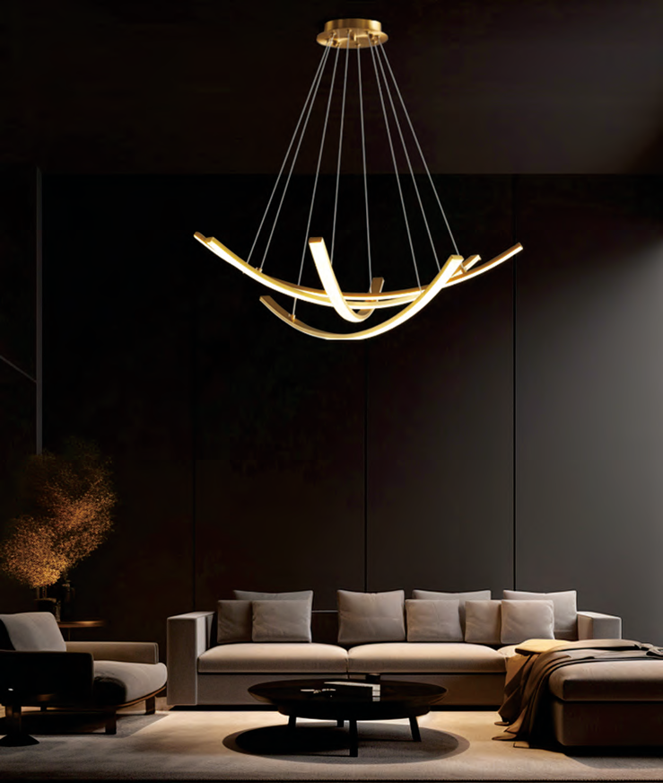DL14206 Modern Pendant Light (D60×H1200mm · LED x 54W)