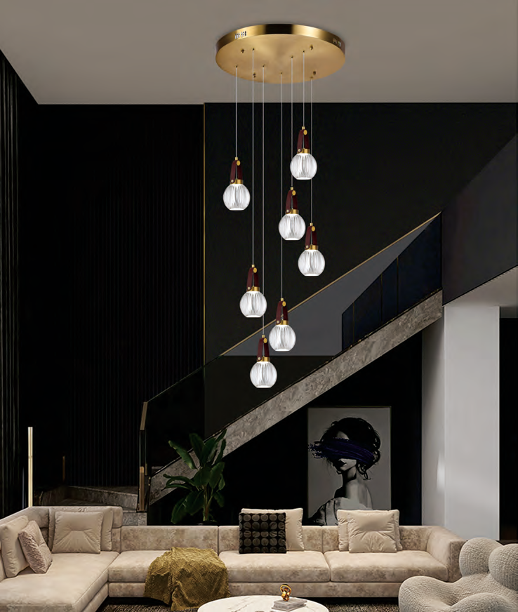 DL14207 Modern Pendant Light (D95×H1500mm · LED 3W)