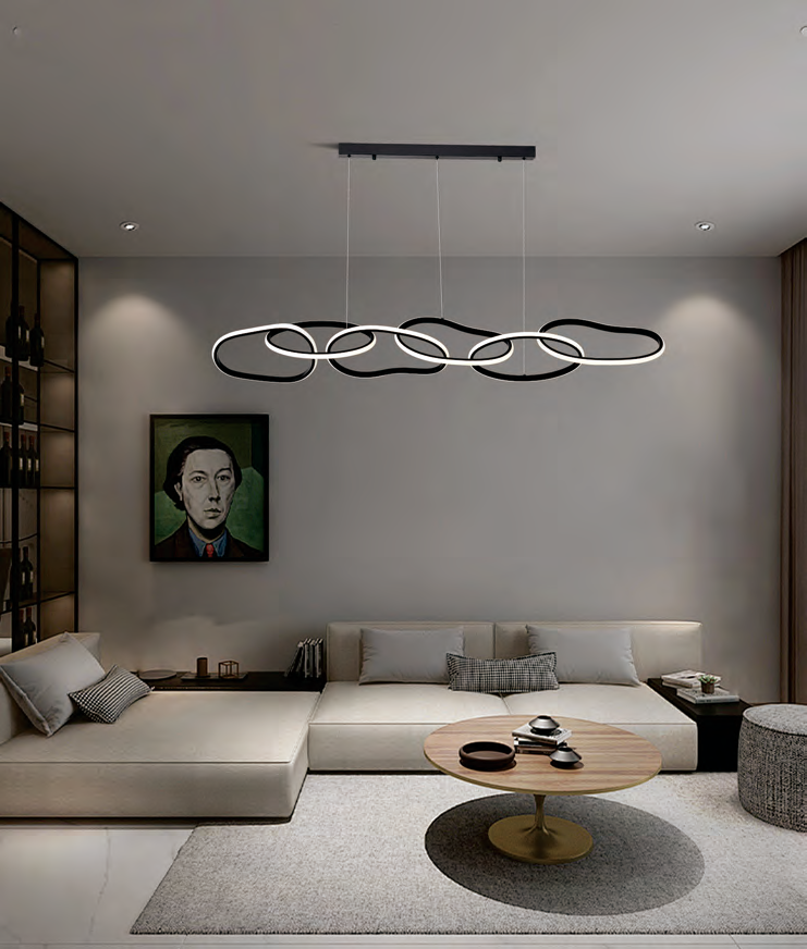 DL14214 Modern Pendant Light (L1500×1200mm · LED 80W)