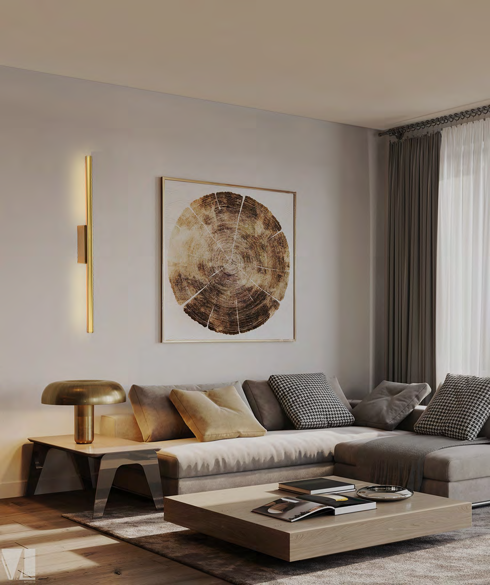 DL14363 Modern Pendant Light (ø16×H600mm · LED 7W)