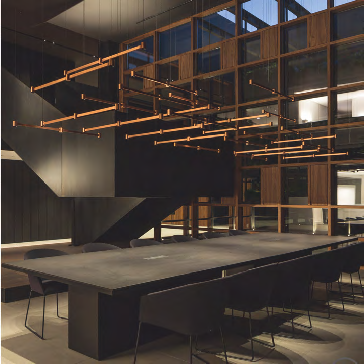 DL14371 Modern Pendant Light (Φ390×H1500mm · LED 18W)