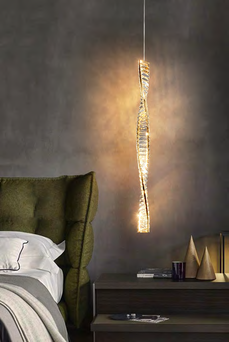 DL14470 Modern Pendant Light (D150×H450mm · LED 18W)