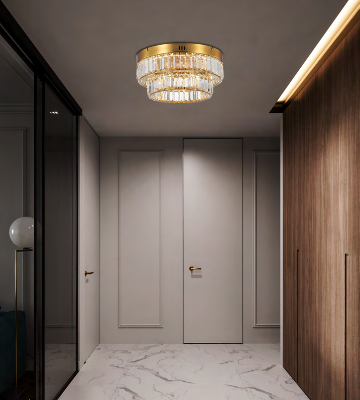 DL14472 Modern Pendant Light (D300+400×H190mm · LED 24W)