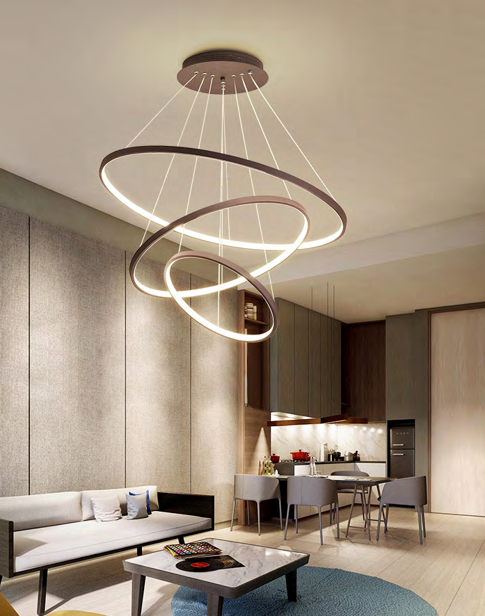 DL14658 Modern Pendant Light (ø 600×H1200mm · SMD 42W)