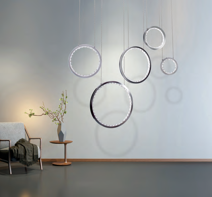 DL14777 Modern Linear Pendant Light (L1000×W100×H1200mm · SMD 97W)