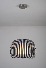 DL14846 Ribbed Cage Shade Pendant Light