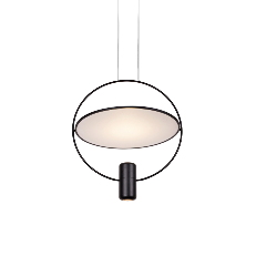 DL14858 Tilted Disc Ring Pendant Light