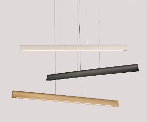 DL14861 Slim Linear Bar Pendant Light