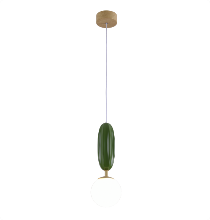 DL14867 Glass Ball & Cylinder Pendant Light
