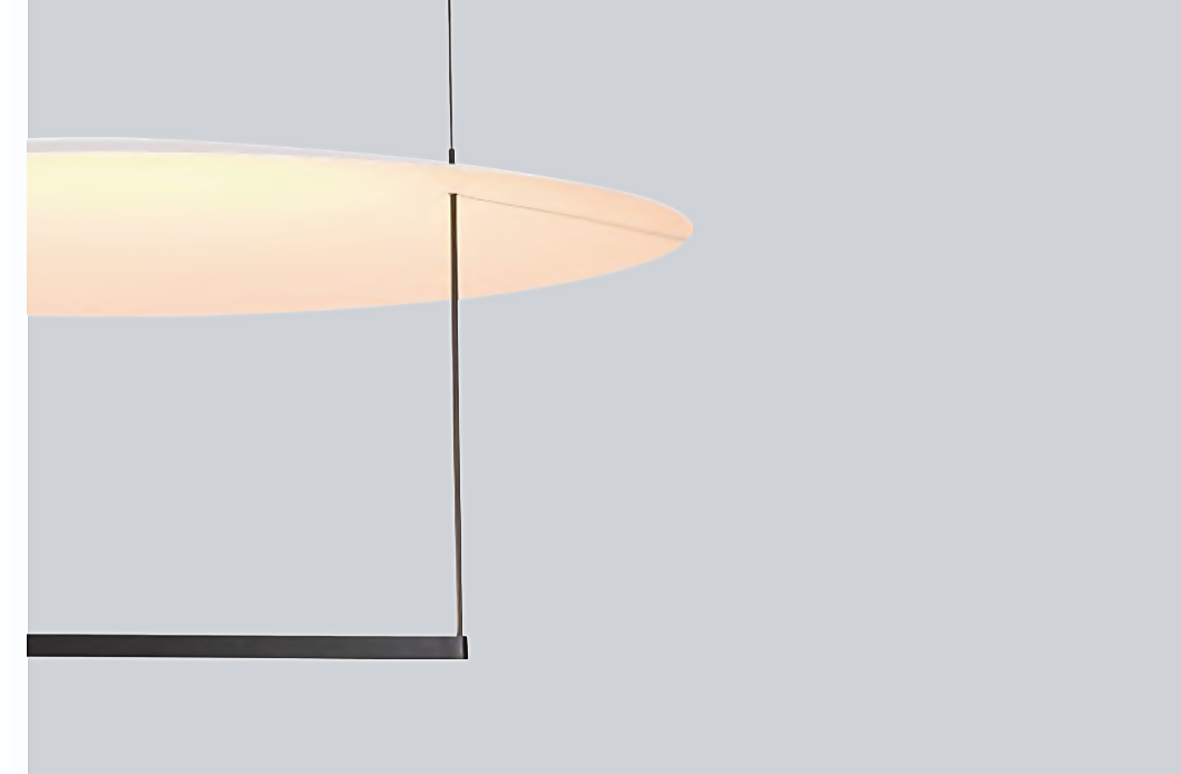 DL14873 Ultra-Slim Flat Disc Pendant Light