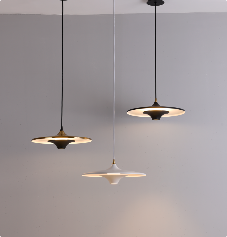 DL14893 Flying-Saucer Round Pendant Light