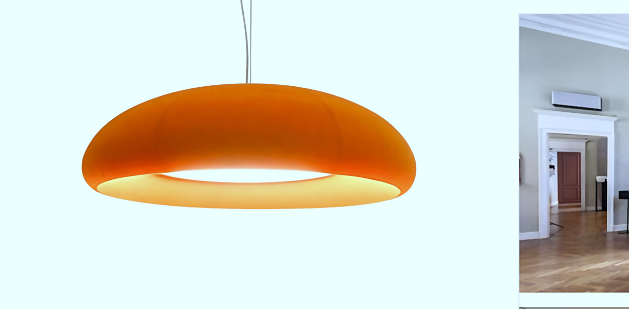 DL14911 Round Acoustic Felt Pendant Light