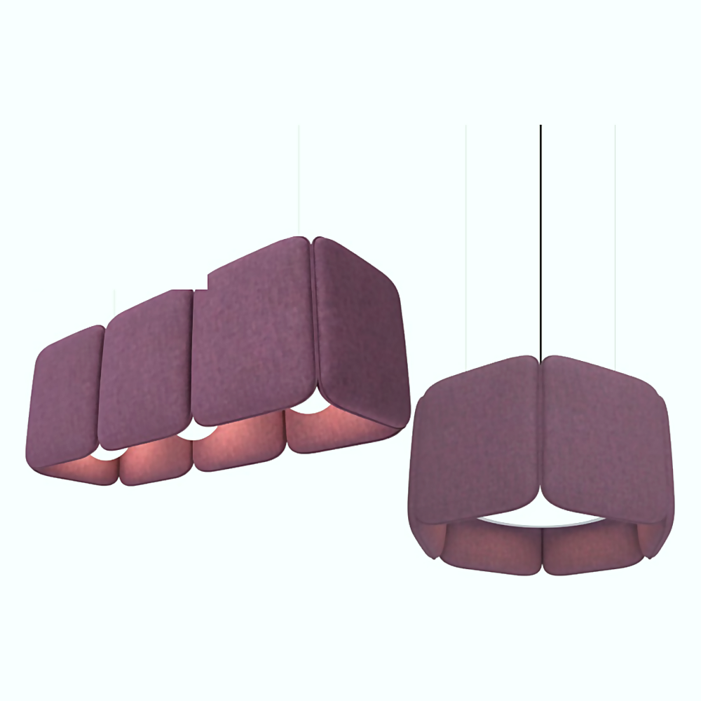 DL14915 Round Acoustic Felt Pendant Light