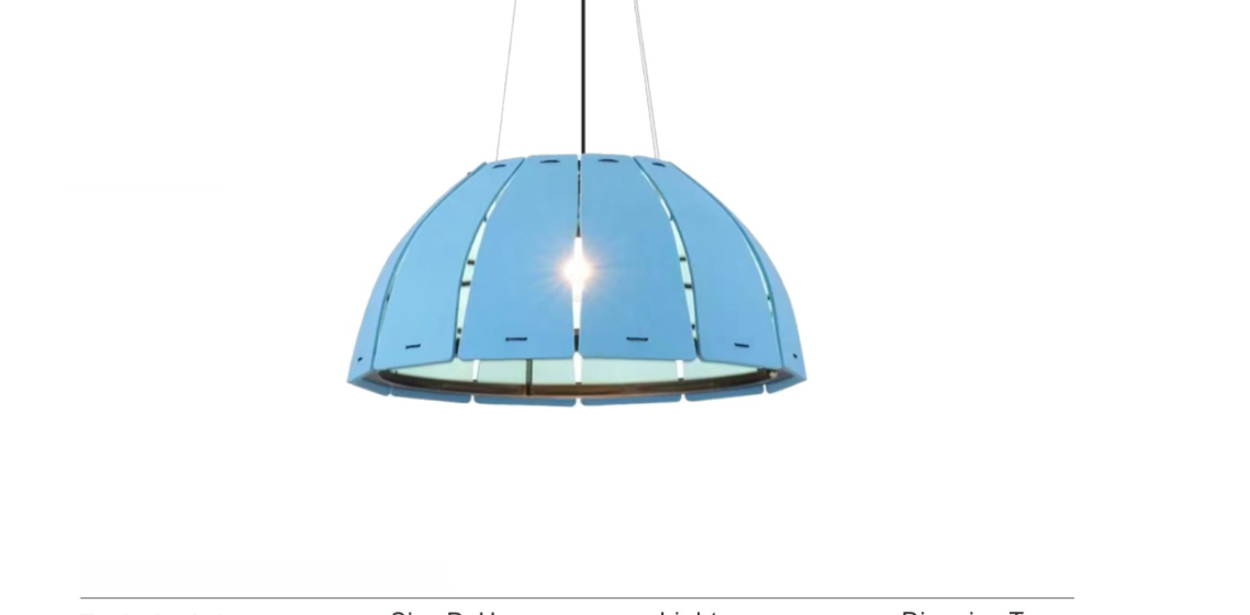 DL14977 Round Acoustic Felt Pendant Light