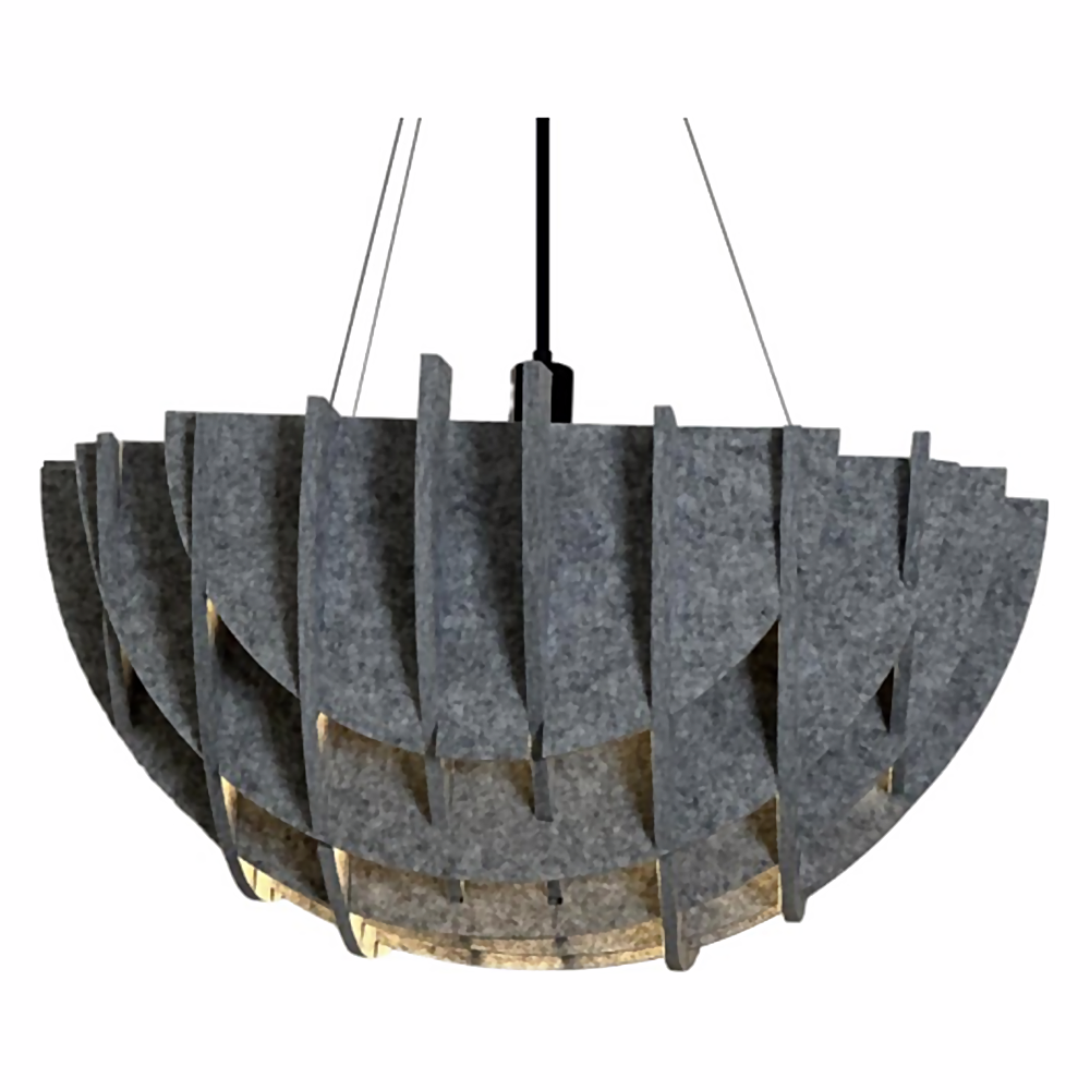 DL14984 Round Acoustic Felt Pendant Light