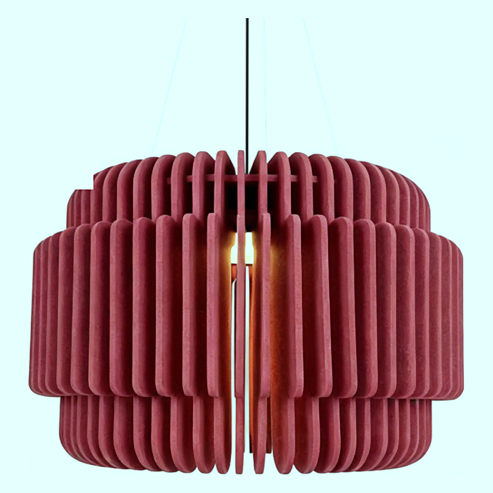 DL14989 Round Acoustic Felt Pendant Light