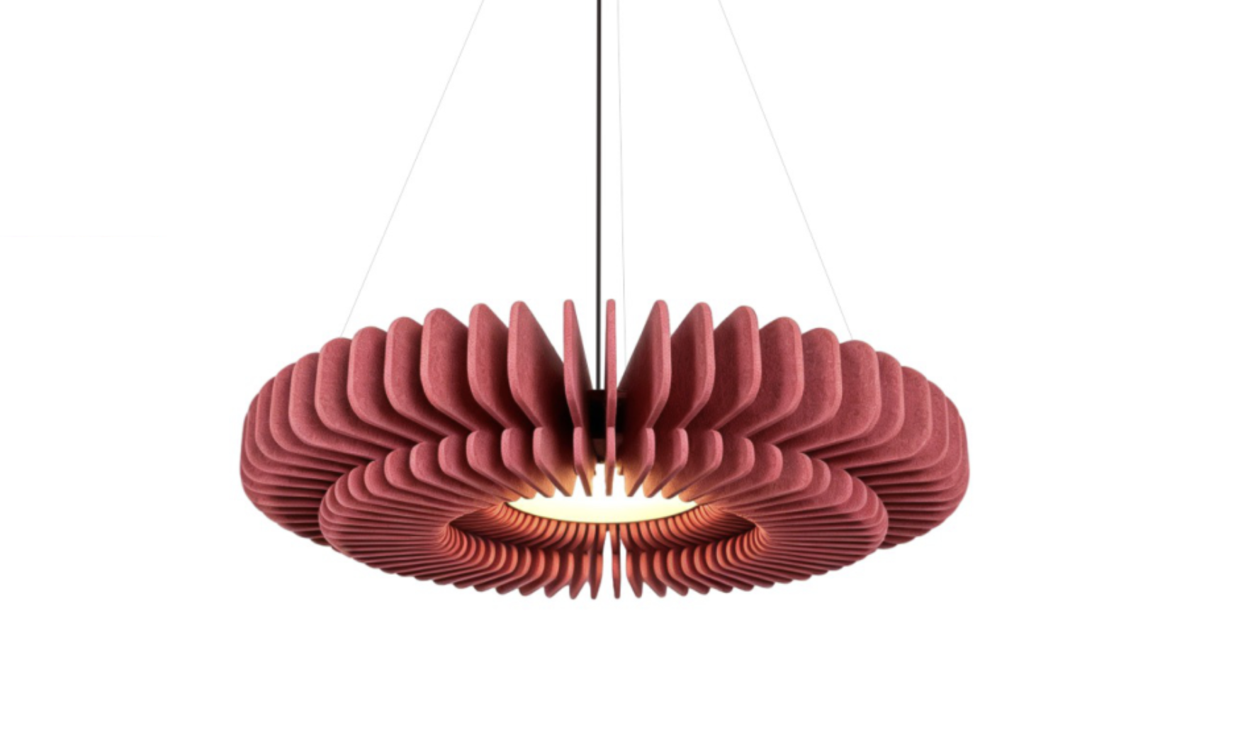 DL14990 Round Acoustic Felt Pendant Light