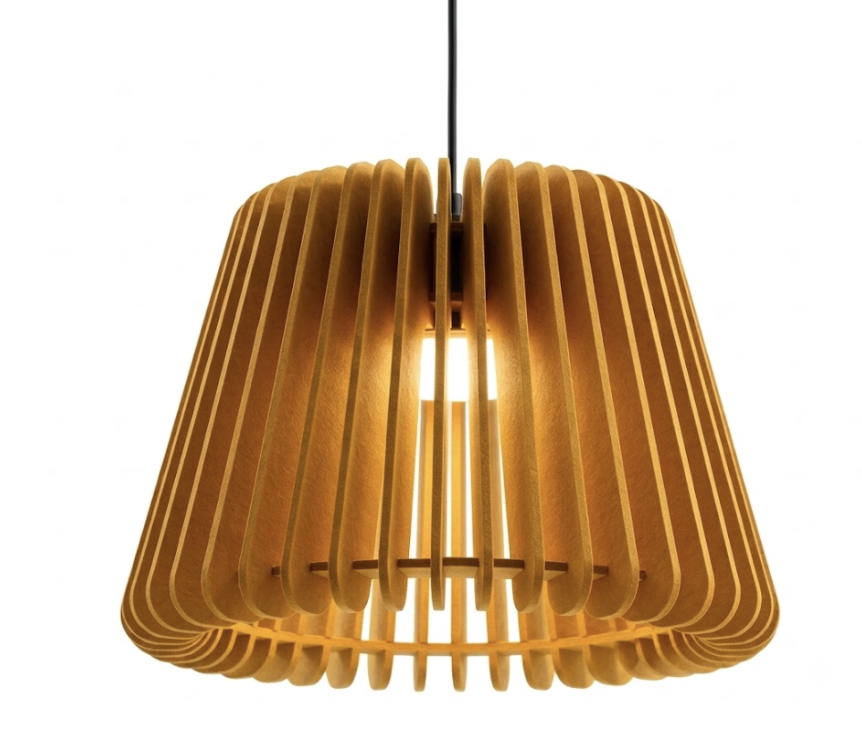 DL14992 Round Acoustic Felt Pendant Light