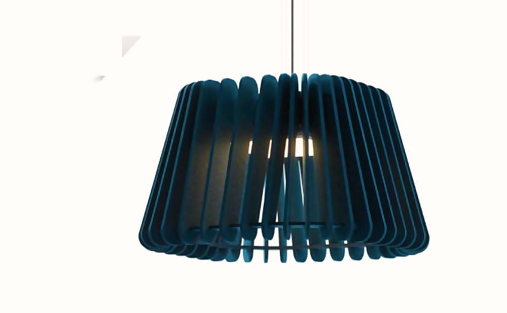 DL14994 Round Acoustic Felt Pendant Light