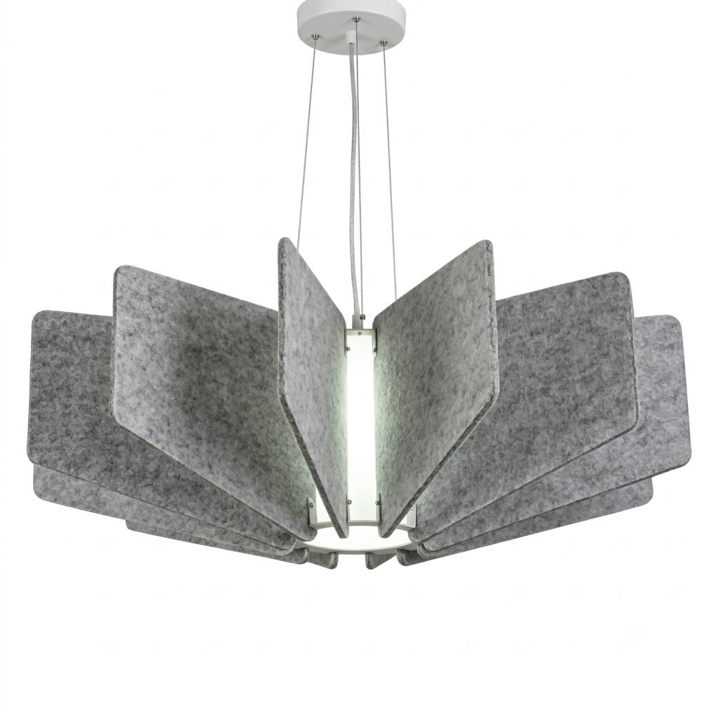 DL14995 Round Acoustic Felt Pendant Light