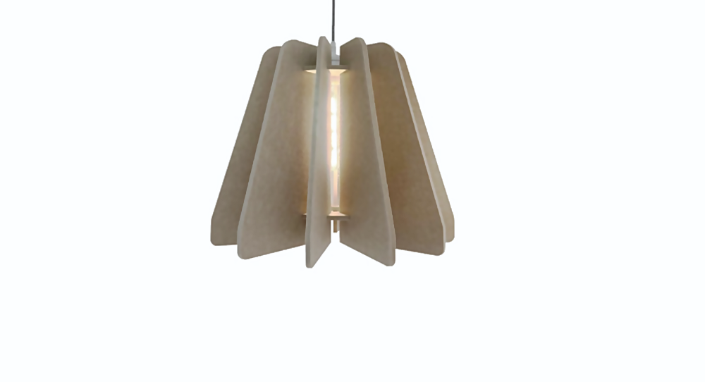 DL15007 Round Acoustic Felt Pendant Light