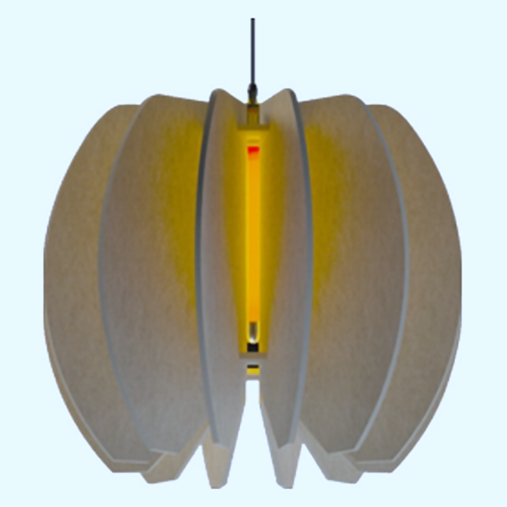 DL15008 Round Acoustic Felt Pendant Light