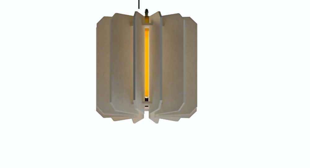 DL15009 Round Acoustic Felt Pendant Light