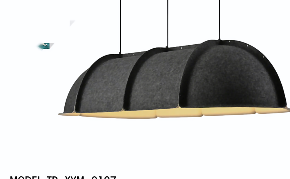 DL15032 Round Acoustic Felt Pendant Light
