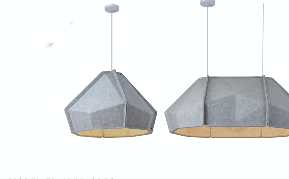 DL15033 Round Acoustic Felt Pendant Light