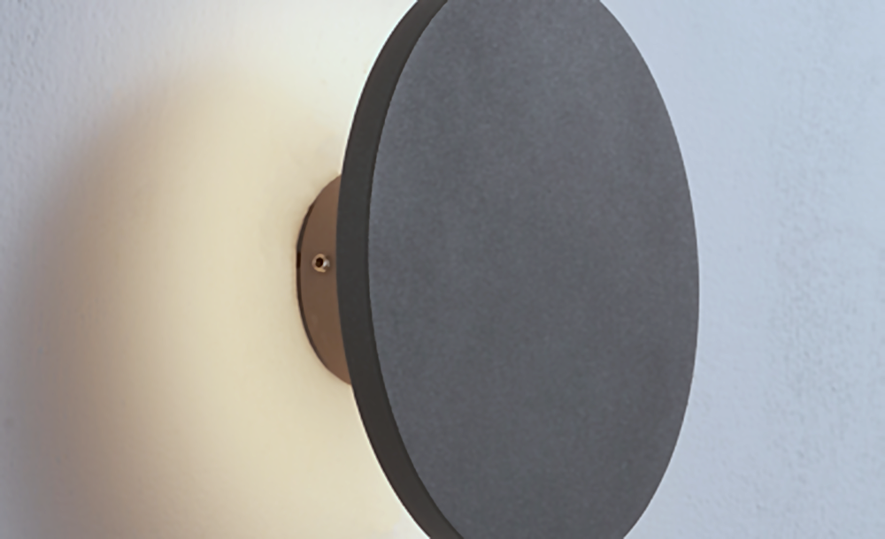DL15212 Round Marble-Effect Wall/Ceiling Luminaire Ø260mm (IP65)