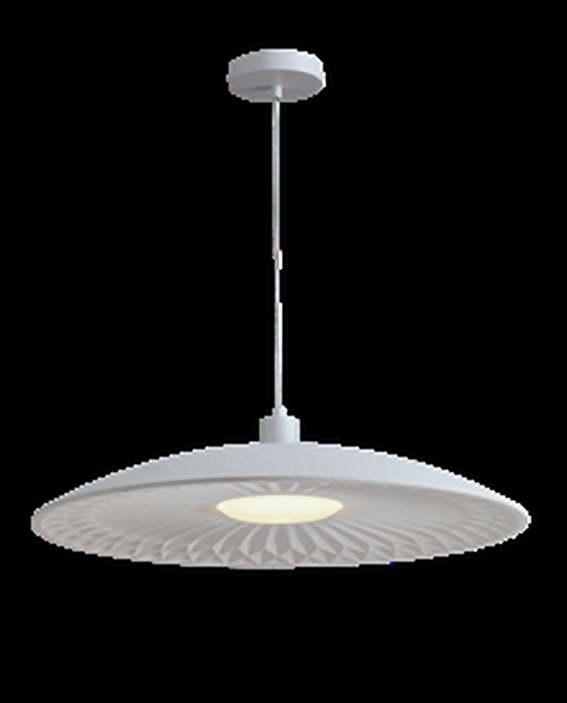 DL15216 Stone-Effect Disc Pendant Light Ø500mm (E27)
