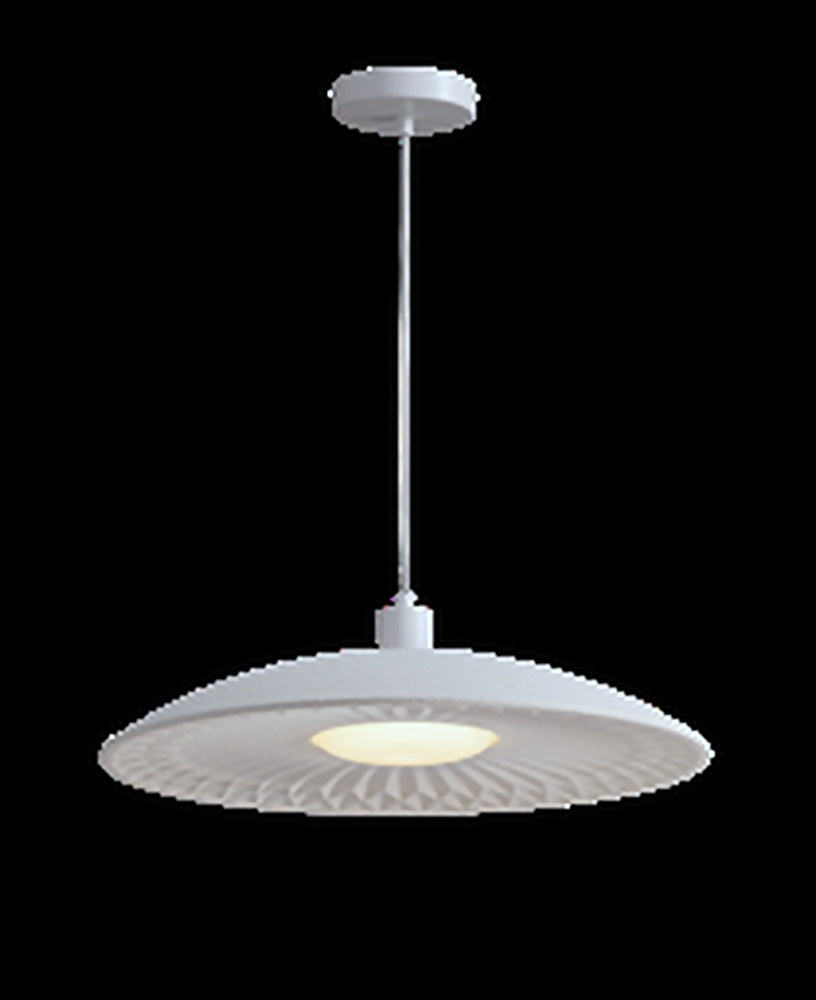 DL15217 Stone-Effect Disc Pendant Light Ø600mm (E27)