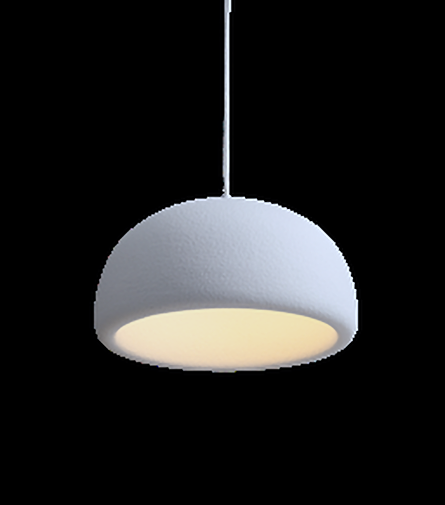 DL15220 Semi-Sphere Stone-Effect Pendant Ø430mm (E27)