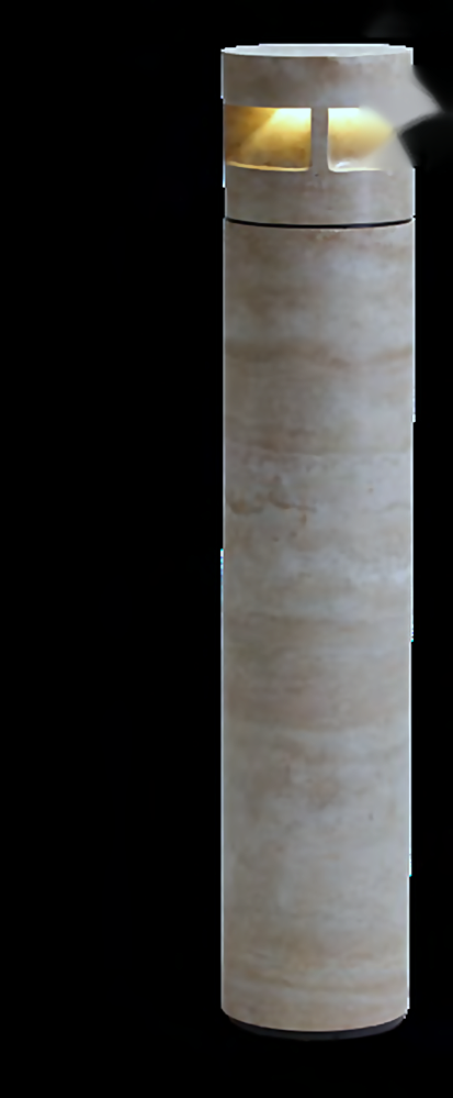 DL15237 Marble Bollard Light Ø192mm 990mm (90/180/360°)