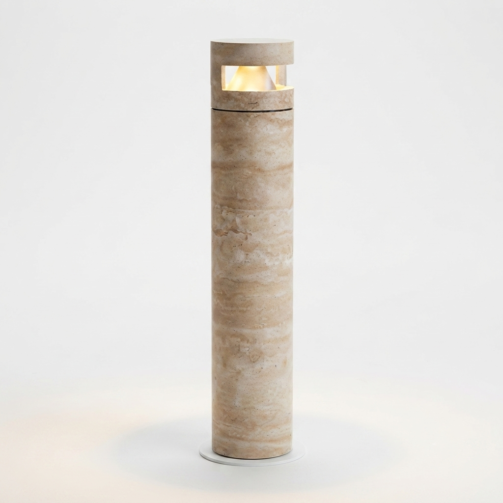 DL15243 Marble Bollard Light Ø192mm 534mm (One-sided Wraparound)