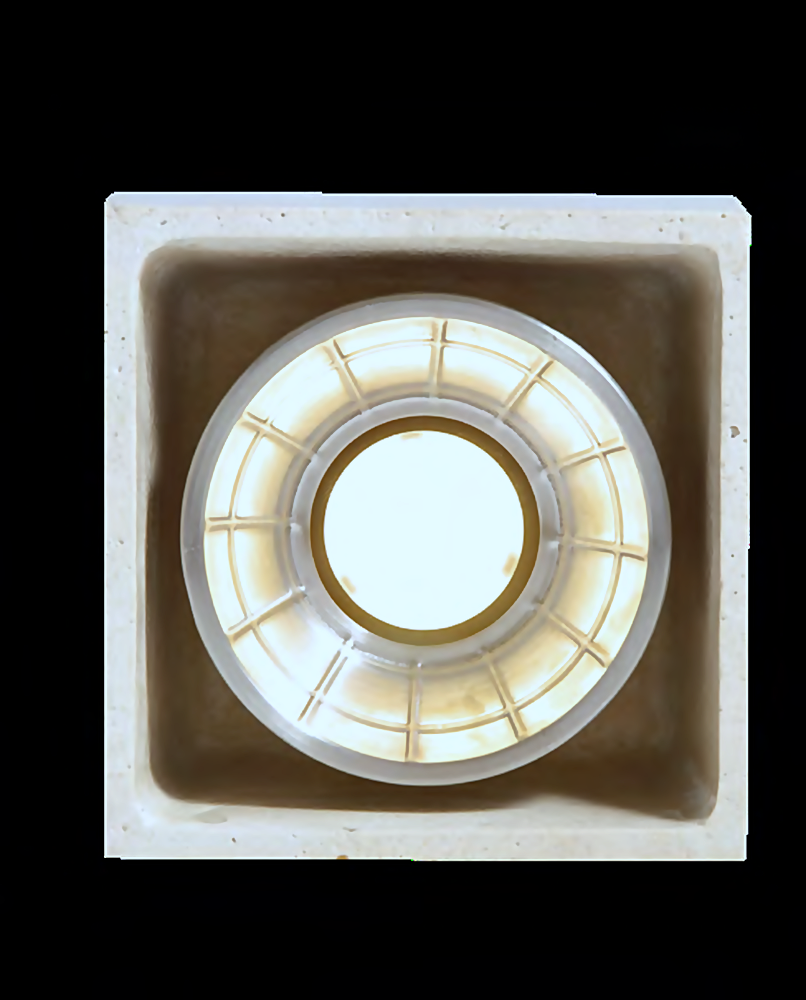 DL15251 Marble Square Ceiling Spot 102mm (10W COB)